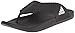 adidas Men's Adilette Cloudfoam Ultra Flip-Flops Slide Sandals, Core Black/Core White/Core Black, 10