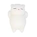 Lookatool Cute Mochi Squishy Cat Squeeze Healing Fun Kids Kawaii Toy Stress Reliever Decor, White1