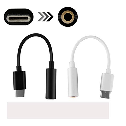 Baynne Type-C to 3.5mm Earphone Cable USB-C Male to 3.5 Female Audio Jack Adapter
