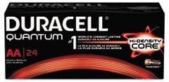 - Quantum Alkaline Batteries with Duralock Power Preserve Technology, AA, 144/Ct