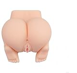 Pussy Ass Doll - 3D Realistic Silicone Vagina Anal Pussy Male Masturbator - LONOVE Lifelike Sex Doll for Men Masturbation Adult Toy (8.3 x 7.9 x 3.9 Inches)