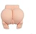 Pussy Ass Doll - 3D Realistic Silicone Vagina Anal Pussy Male Masturbator - LONOVE Lifelike Sex Doll for Men Masturbation Adult Toy (8.3 x 7.9 x 3.9 Inches)