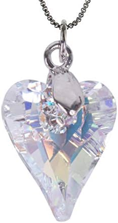 Drianna Necklace Heart of Swarovski Crystal Ladies Choker with Heart Pendant Women Amulet Jewelry Love Gifts for Girlfriend or Mother