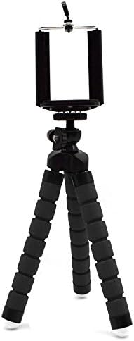 TekkPerry Mini Tripod Stand with Flexible Legs Universal Octopus Mount for Smart Phone, Camera, DV,Projector (black)