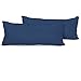 TK Classics PILLOW-NAVY-R-2x Outdoor Pillow, 2 Count (Pack of 1), Navy
