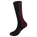 Football Socks, Comifun Adults Teens Mid Calf Custom Team Number ID Socks 1 Pair, Red/Black