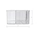 STORi Clear Plastic Utensil and Condiment Caddy | 5 Compartments