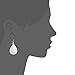 HUIMEI Fishhook Teardrop Earrings with Brushed Finished Dangle Earrings