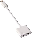 TYMANO Lightning to 3.5mm Headphone Audio Jack Adapter and Charge Splitter for iPhone X/8/8 Plus/7/7 Plus with iPhone Lightning Adapter Splitter