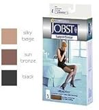 Jobst UltraSheer Knee High Mild Compression Stockings 8-15 mmHg - Black/Medium