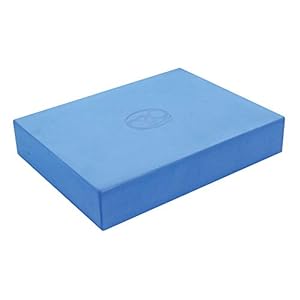 Fitness Mad Unisex’s Sitting 320 x 250 x 60mm Pilates Block, Blue, 350 x 250 x 60 mm