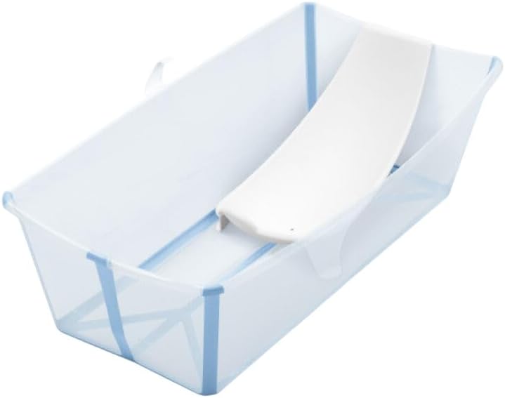 Stokke Flexi Bath Standard Newborn Support Ocean Blue Foldable