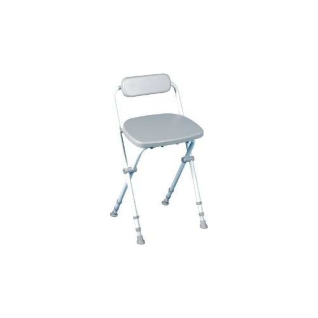 Homecraft Sherwood Folding Backrest Stool, Height Adjustable Shower and Bath Stool, Shower Aid for Elderly, Disabled and Handicapped Individuals