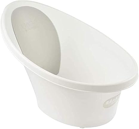 Beaba By Shnuggle Baignoire Pour Bebe Ergonomique Compacte Dossier En Mousse Soutient Bebe Rapide A Remplir Pieds Anti Derapants Blanc Gris Amazon Fr Bebes Puericulture