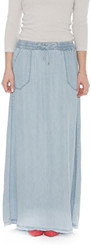 Esteez Women's Maxi Jean Skirt Tencel Denim - Atlanta