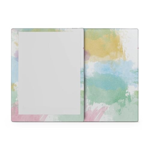 Glossy Glitter Tablet Skin Compatible with BOOX Go 10.3 (2024) - Watercolor Whi…