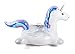 BigMouth Inc. Unicorn Snow Tube - 4 ft. Wide Inflatable Snow Tube with Easy Grip Handles, Made of Durable Vinyl with Welded Seams - Makes a Great Gift