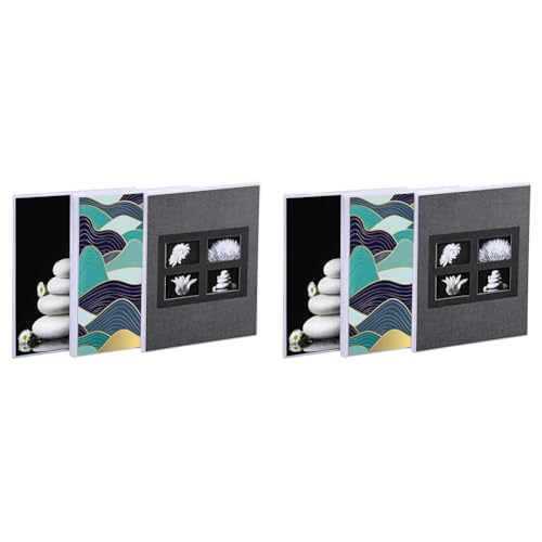 EXACOMPTA - Réf. 65003E - Album photos médium à pochettes souples 64 photos 10 x 15 cm - 32 pages - format vertical 17,5 x 23 cm - visuels de la couverture : 3 motifs aléatoires