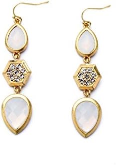 Fun Daisy Fashion Ear Jewelry Cute Simple Fresh Water Drops Pendant Female Earrings - ed01184