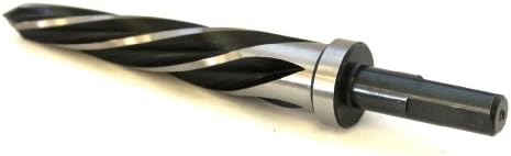3/4" Construction Reamer, High Speed Steel, Left Hand Spiral Flute, Tri-Cut Shank