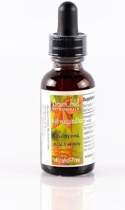 Ashwagandha (Organic) Liquid Extract by BrainChild Nutritionals