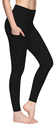 CUGOAO Yoga Pants with Pockets – High Waist Yoga Pants for Women Workout Yoga Leggings with Pokcets Tummy Control Black