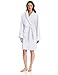 Seven Apparel Hotel Spa Collection Popcorn Jacquard Bath Robe, One Size, White