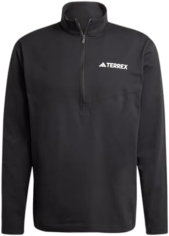 adidas Men's Terrex Multi Climawarm Half-Zip Tech Fleece Hiking