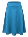 Doublju Womens High Waist Midi A-Line Skirt