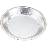 KitchenDance Disposable Heavyweight Aluminum Foil Round Baking Pan, 1070, Silver, 36 Ounces