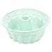 La Cucina Silicone Bundt Pan Savarin Cake Mould Non Stick Ring Bakeware Baking Fluted Tin Green