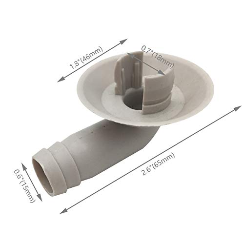 Air Jade AC Drain Hose Connector Elbow Fitting for Mini-Split Units and Window air Conditioner Unit 3/4 Inch(18mm) - Thumbnail 3