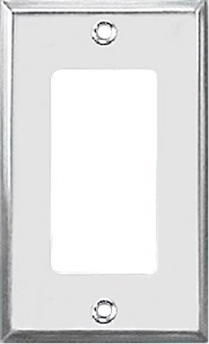 Polished Chrome Rocker Decorator Wall Plate