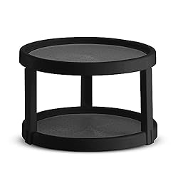 2 Pack Non Skid Lazy Susan Turntable Cabinet