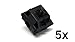 Cherry MX Black Keyswitch (5 pack) - MX1A11NN | Plate Mounted | Linear | by himalayanelixir