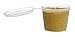 EcoQuality [50 Pack] 1 Oz Leak Proof Plastic Condiment Souffle Containers with Attached Lids - Portion Cups with Hinged Lid Perfect for Sauces, Samples, Slime, Jello Shot, Food Storage & More!