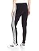 adidas Originals Women's 3-Stripes Leggings, Black/Trefoil Stripe, Large (US Size) (US Size)