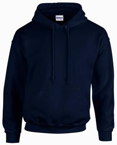 Gildan G185 Heavy Blend Adult Hooded Sweatshirt Indigo Blue at