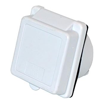 ALEKO 30AINWH White 30A RV Power Cord Twist Lock Inlet