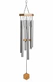 WIND CHIMES FOR PEOPLE WHO LIKE THEIR NEIGHBORS, Soothing Melodic Tones & Solidly Constructed Bamboo/Aluminum Chime, Great as a Quality Gift or to keep for Your own Patio, Porch, Garden, or Backyard.