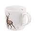 Royal Worcester Cottage Mug, Deer Artwork by Wrendale Designs - 11oz Drinkware for Cozy Rustic Kitchens, Dishwasher & Microwave Safe Bone China - Country Charm & Whimsical Animal Art (Wild At Heart)