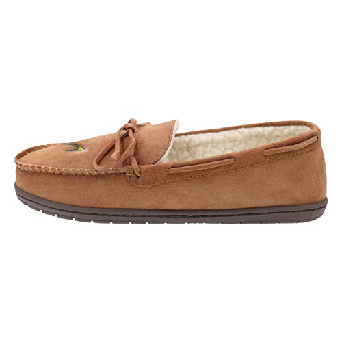 foco NFL Mens Team Logo Moccasin Slippers - S