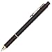 TUL® GL Series Retractable Gel Pens, Mixed Metals, Medium Point, 0.7 mm, Black Barrel, Black Ink, Pack Of 4 Pens