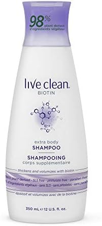 Live Clean Biotin Extra Body Shampoo 350Ml
