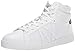 A|X Armani Exchange Men's High Top Sneaker, White, 9 Medium US