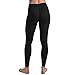 MERIWOOL Womens 100% Merino Wool Base Layer Thermal Pants Black