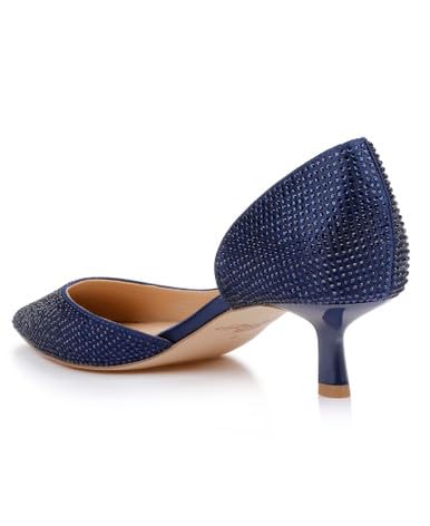 JEWEL BADGLEY MISCHKA TEEGAN POINTED TOE KITTEN HEEL PUMPS