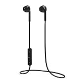 Bluetooth Headset, Leyic Universal wireless Bluetooth Stereo Sports Headphone with Microphone Earbuds Sweatproof for iPhone, Samsung, iPad(black)