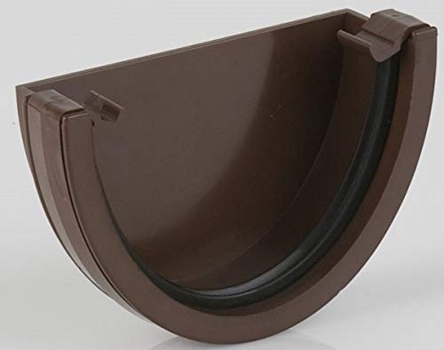 BR077B Black Brett Martin 115mm Deepstyle Gutter External Stopend