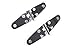 Mxeol Boat Stamped Strap Hinge Stainless Steel Marine Deck Strap Door Hinges 5.8